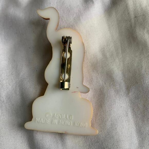 Resin Dog Puppy Brooch Pin and Plastic Dog Puppy Earrings Bundle - Picture 2 of 8